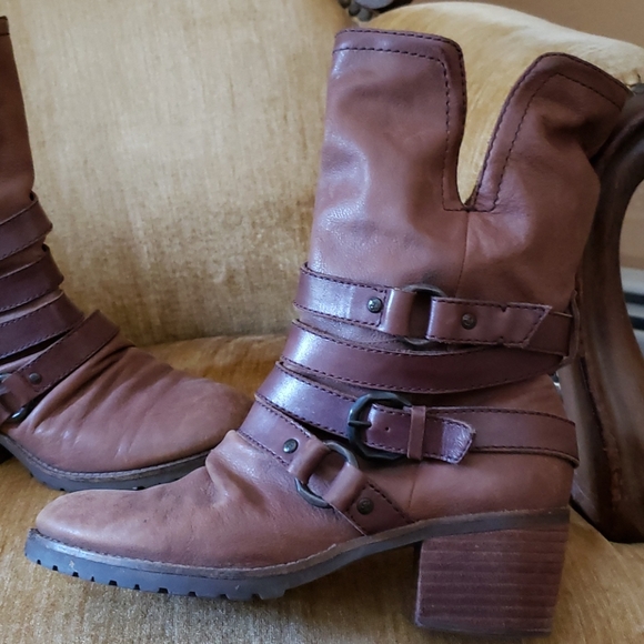 OTBT Shoes - *SOLD* Genuine Leather Wrapped Harness Boots